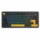 Дротова механічна клавіатура Aula F75 Wired Dark Blue, Kailh Cheery Pink Switch, розмір 75%, RGB підсвічування UKR/ENG - зображення 2