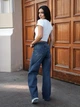 Женские джинсы прямые TMV Wide leg Синие 42 - изображение 4