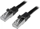 Patchcord Startech Cat 6 SF/UTP (S-FTP) RJ-45 3 m Black (N6SPAT3MBK) - obraz 1