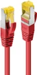 Patchcord Lindy Cat 7 S/FTP (S-STP) RJ-45 0.3 m Red (4002888472906) - obraz 3
