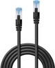 Patchcord Lindy Cat 6a S/FTP (S-STP) RJ-45 0.5 m Black (4002888474115) - obraz 2