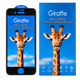 Защитное стекло Giraffe для iPhone 7 ESD Anti-Static, 9H, Full Glue, с черной рамкой - изображение 1