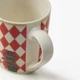Чашка MBM HOME "Graphic Ritual" 340 мл червона з білим (KP-156 RED/WHITE) - зображення 2