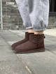 Чоловічі уггі Класік Міні Темно Коричневі Замшеві UGG Australia Classic Mini Dark Brown Suede (42, темно коричневий) - изображение 9