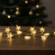 Светодиодная новогодняя гирлянда Звездочки Pepco Christmas 10 LED 1,65м Теплый белый свет - изображение 1