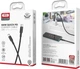 Kabel XO NB-Q199 Rock Series Type-C to Type-C Data Cable 1.5 m Black (6920680824687) - obraz 2