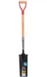 Лопата Strend Pro Premium RedShark, вузька, для дренажу, з дерев'яною ручкою, довжина 1280 мм - зображення 2