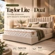 Комплект кровать TAYLOR Лайт и ортопедический матрас Smart Mattresses Dual 160x200 см, ткань Lili 0,6 - изображение 1