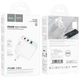 Зарядний пристрій 65W HOCO C115A GaN 2PD QC 3.0 1 USB/2Type-C - зображення 4