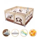 Детский игровой манеж LEOBRO «Весёлая панда» 120 x 120 см (LB-1157) - изображение 1