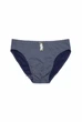 Темно-синие мужские трусы брифы с мелким рисунком Fuko UB 8196 Natural Premium Cotton Briefs L - изображение 2