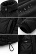 Чоловіча куртка пуховик чорна тепла Without Mountain L/XL (406649) - зображення 5