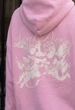 Жіноче Худі Стаф Рожеве На Флісі Спортивна Кофта Оверсайз З Принтом Staff Sweet Dreams Oversize Fleece XS (406593) - зображення 3