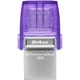 Флеш пам'ять USB Kingston DataTraveler MicroDuo 3С 64GB USB 3.2 Gen1 + Type-C Silver (DTDUO3CG3/64GB) - изображение 2