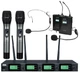 Czterokanałowy bezprzewodowy zestaw mikrofonowy UHF DNA RV-4 MIX (5908249802056) - obraz 1