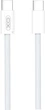 Kabel XO NB-Q260A High-fashion Type-c TO Type-c 60W 1 m braided data cable White (6920680853588) - obraz 1