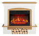 Камінокомплект з порталом ArtiFlame Електрокамін з обігрівом до 30 м² 1800 Вт Камін з 3D полум’ям звуком дров пультом термостатом - зображення 4