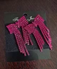 Жіночі сережки "Бантик" 5.4 см jewelry Рожеві - зображення 4