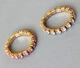 Кольца 5 единиц комплект jeweston разноцветные - изображение 6