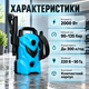 Мінімийка високого тиску 2000 Вт з тримачем для шланга Портативна електрична автомийка для автомобіля та дому Потужна компактна мийка для авто Універсальний апарат високого тиску - зображення 2