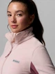 Толстовка на молнии утепленная без капюшона женская Columbia Basin Trail III Full Zip 1938041620 L Розовая (199141327487) - изображение 6