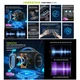 Портативная колонка HOPESTAR PARTYBOX ULTRA with 2pcs UHF microphone, IPX5, BT5.4, USB, AUX, TF, 550W, 36000mAh, 6-8h, Black - изображение 3