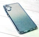 Чехол Luxury Case для Samsung Galaxy A08 / A085 бампер силиконовый блестящий голубой - изображение 3