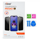 Защитное стекло антишпион Mietubl MTB Privacy для iPhone 17, 9H, антистатическое, черная рамка - изображение 4