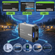 Инвертор 12В-230В 1500/3000Вт LCD-дисплей | USB | USB-C с чистой синусоидой Qoltec - изображение 8