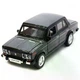 Машина металева "Автопром", Lada 2106 чорна 1: 32-36, світло і звук, двері відкриваються - изображение 3