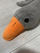 Мягкая игрушка-подушка Антистресс Серый Гусь 120 см — Плюшевый гусь обнимашка - изображение 7