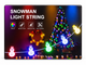 Гірлянда Сніговики RGB+IC 20 м 132 шт. Bluetooth з пультом USB 5V IP65 - зображення 2