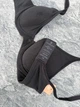 Бавовняний бюстгальтер планж Thirdlove Cotton Plunge Bra - Чорний - 65D - изображение 6