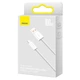 Кабель Baseus Dynamic Series USB-A to Type-C 100W (480 Мбит/с) 2м White (CALD000702) - изображение 4