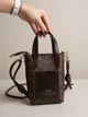 Женская мини сумка Coach для телефона, кроссбоди через плечо - изображение 8