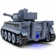 Танк Tiger 16 см игрушка моделька металлическая с парогенерацией и светозвуковыми эффектами Серый (7110809) - изображение 3
