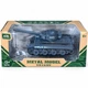 Танк Tiger 16 см игрушка моделька металлическая с парогенерацией и светозвуковыми эффектами Серый (7110809) - изображение 7