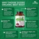 Добавка премиум-класса поддержка оксида азота Zazzee Organic Beet Root 120 капсул - изображение 3