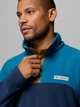 Bluza męska nierozpinana streetwear polarowa Columbia Basin Trail II 1/2 Snap Fleece 2124292467 S Granatowa (199141342657) - obraz 5
