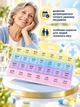 Органайзер для таблеток 2 шт компактна на 7 днів по 4 прийоми на ранок день та вечір VMHouse кишенькова міні таблетниця дорожня контейнер різнобарвний (0061-0431) - зображення 8