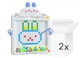 Магнітна дошка-мозаїка Woopie Montessori MagPad Кролик 2 шт (ZES2104326948126) - зображення 1