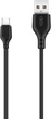 Kabel XO NB103 2.1A Bell USB Cable Micro 2 m Black (6920680862788) - obraz 1
