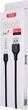 Kabel XO NB103 2.1A Bell USB Cable Micro 2 m Black (6920680862788) - obraz 2