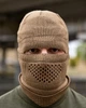 В'язана балаклава військова Койот шапка-підшоломник, маска для обличчя та голови зимово-осіння - зображення 1