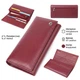 Практичный кошелек для женщин из натуральной кожи ST Leather 23098 бордовый - изображение 3