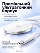 Беспроводное зарядное устройство LEXEGO Qi2 25W USB Type-C для телефона айфона самсунга наушников магнитная беспроводная зарядка MagSafe для iPhone 12 13 14 15 16 17 18 AirPods Samsung Android алюминиевая белая (25MAG-W) - изображение 4