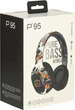 Słuchawki bezprzewodowe KIK RGB P95 Czarne (5903039766075) - obraz 1