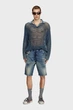 Чоловічі сині джинсові шорти 2033 D-KROOLEY-SHORT JOGG CALZONCINI Diesel 28 A12717 068PN - изображение 2