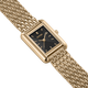 Жіночий годинник Burker Watches Olivia золотистий з чорним циферблатом (OLGB) - зображення 2
