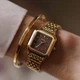 Жіночий годинник Burker Watches Macy золотистий з коричневим циферблатом (MCGBR) - изображение 5